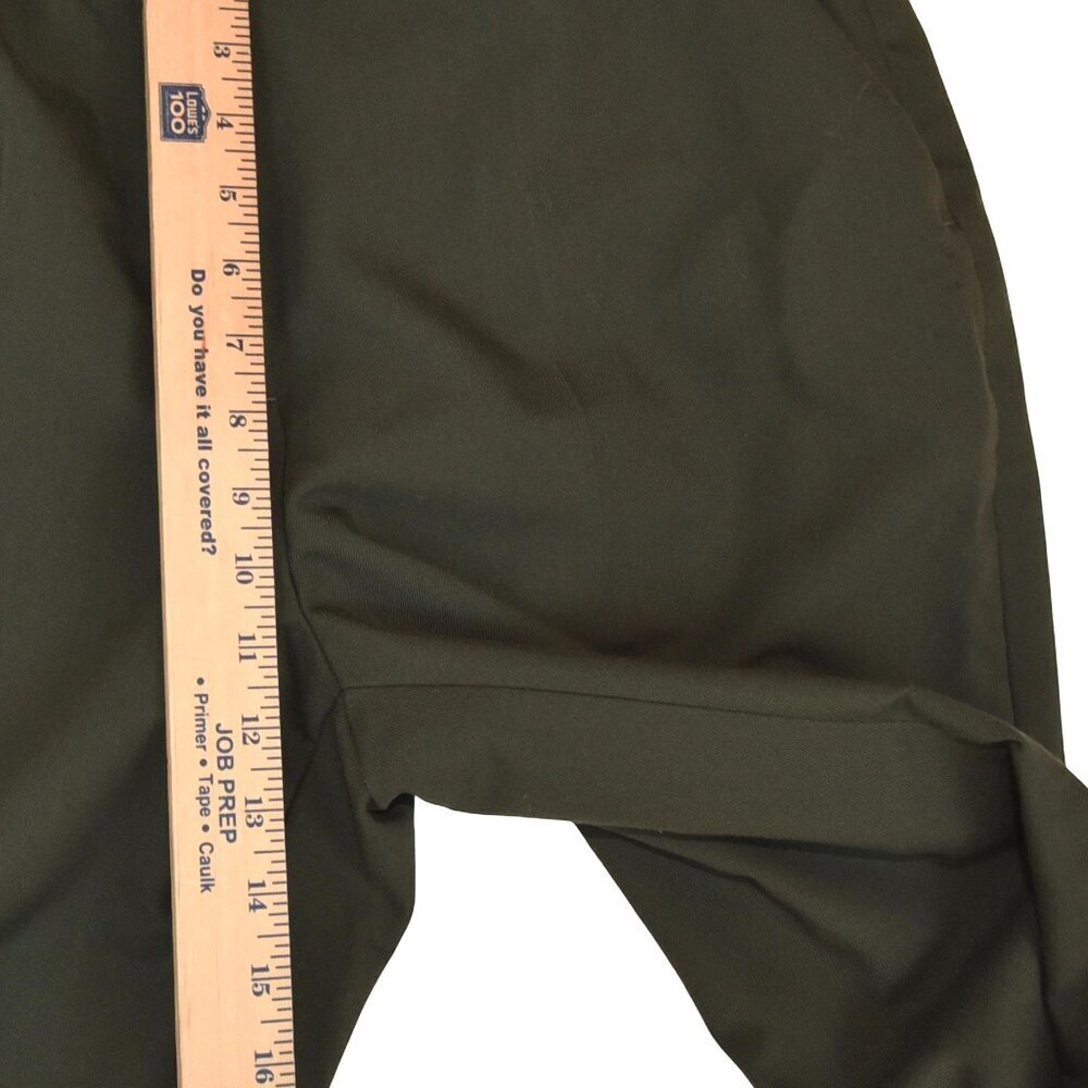 ZARA Green Straight Leg Trousers Size 30 Waist (L) Tailored Workwear - Picture 3 of 9